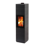 Krbová kamna Leda CORNA Hoch Plus černý lak, horní odkouření